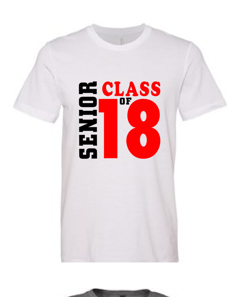 SENIOR Class of 2018 / Graduation Shirt / Seniors 2018 / High School Grad T-shirt