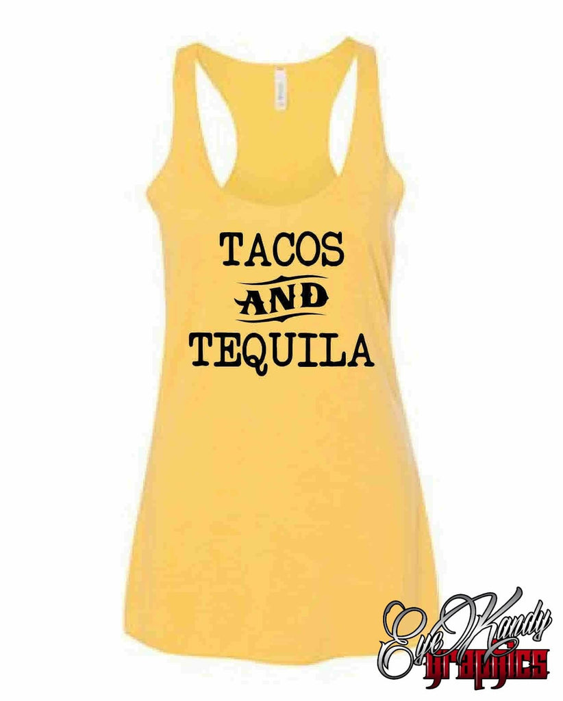 Taco and Tequila ~ Cinco de Mayo ~ Taco Tuesday ~ drinking shirt
