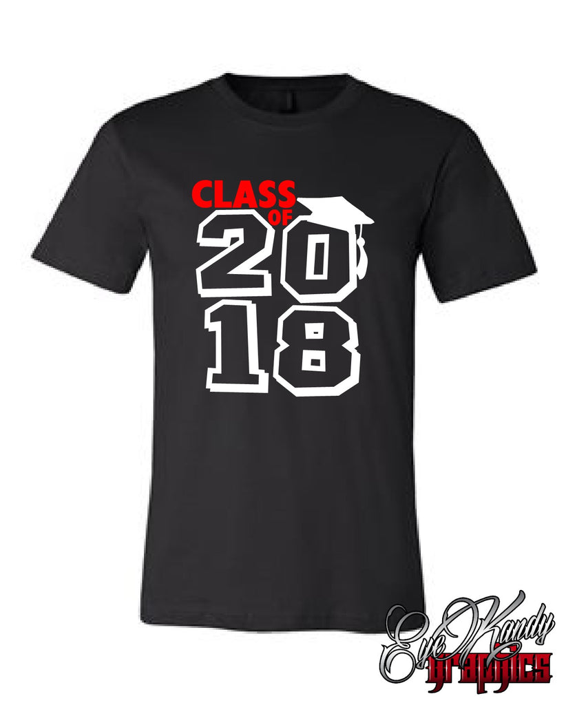CLASS OF 2018 / Graduation Shirt / Seniors 2018 / High School Grad T-shirt