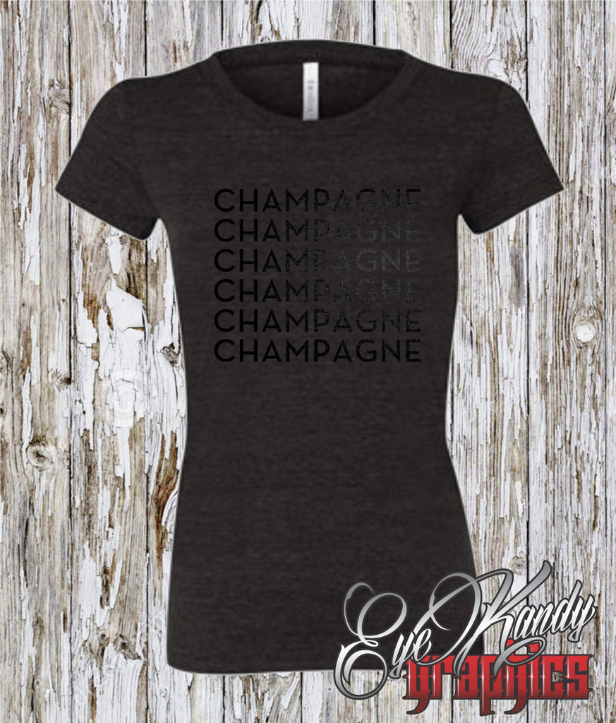 Champagne Champagne Champagne ~ Sunday Funday ~ New Year Holiday t-shirt