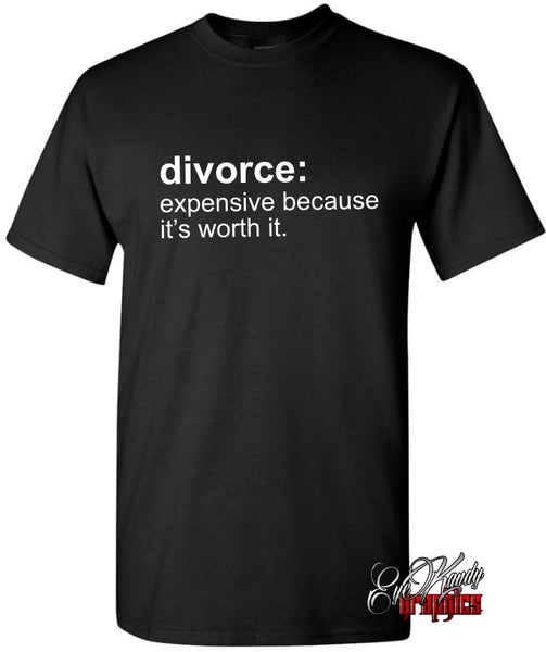Divorce expensive because it's worth it.