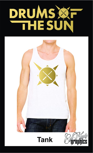 Drums of the Sun Men's TANK with Drum logo