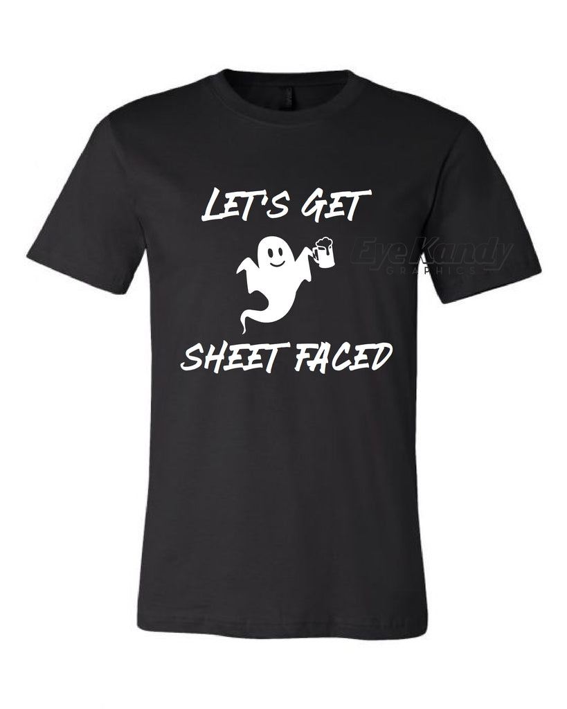 Let's Get Sheet Faces ~ Fun Halloween T-shirt