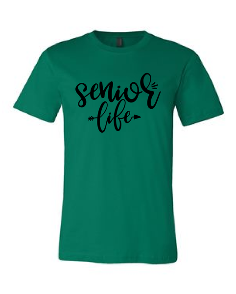 Senior Life ~ Graduation Shirt ~ Class of 2018 ~ Seniors 2018 ~ High School Grad T-shirt