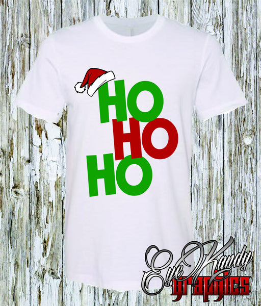 HO HO HO ~  Christmas Holiday Shirt ~ Unisex